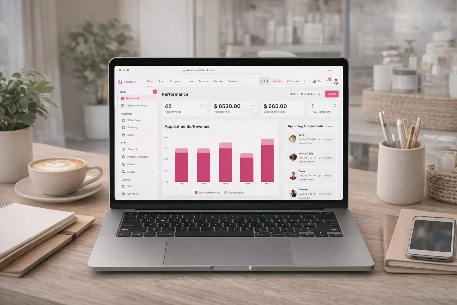 Business Owner Dashboard